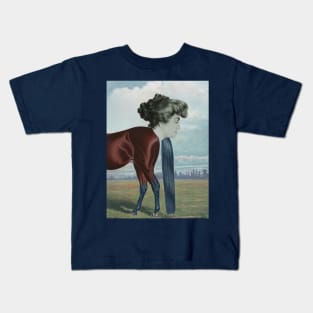 Woman horse Kids T-Shirt